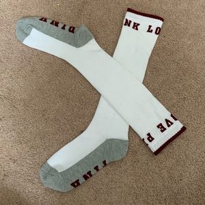 [TRADE] White PINK Knee High Socks